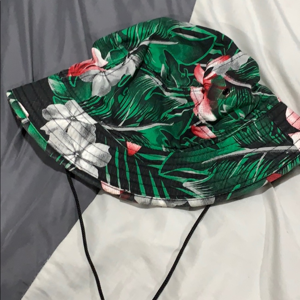 Floral bucket hat